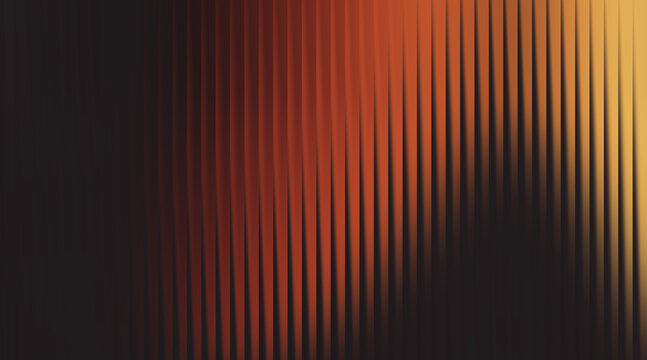 Illustration of warm orange and yellow ribbed glass texture with dark shadow overlay