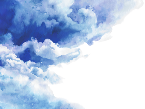 Watercolor Calm Serene Abstract Art Print