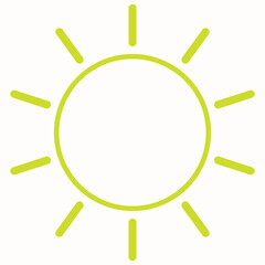 Sun moon icon illustration isolated vector sign symbol. silhouette icons. Morning and night. Day and night weather forecast symbol