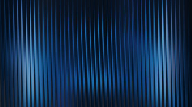 Illustration of abstract background with vertical blue lines and subtle light effects