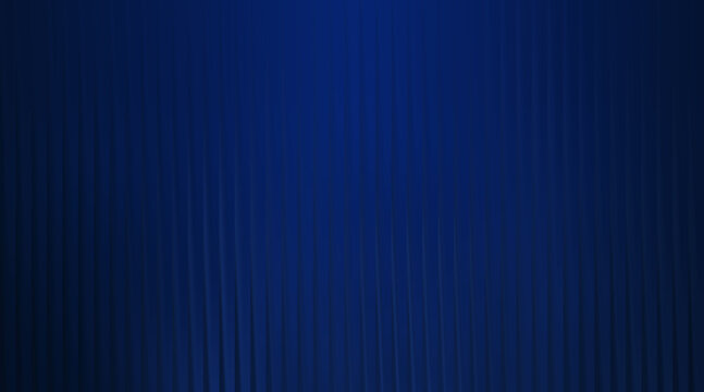 Illustration of deep blue vertical ribbed background with soft light and shadow play