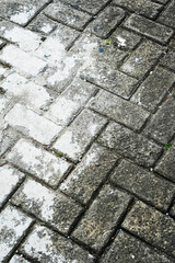 Pavement Block Texture – Interlocking Brick Road Surface Background
