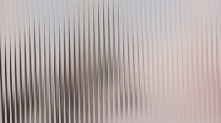 Fototapeta premium Illustration of abstract textured background with vertical wavy lines and soft pastel colors