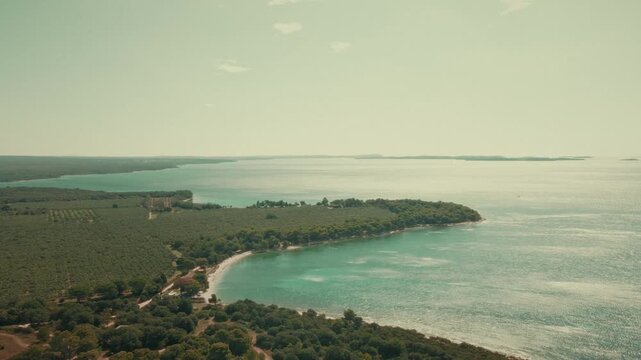 Kroatische K&uuml;ste am Meer der Adria