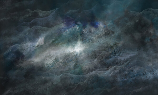 Dynamic abstract background in gray and black tones.  The grunge effect. Digital design.