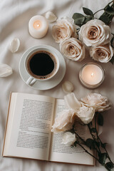 cup, coffee, drink, flower, cafe, flowers, morning, aroma