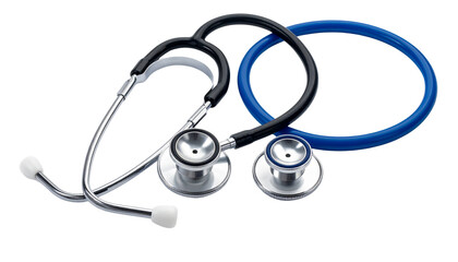  Stethoscope bundle with two variations isolated on transparent background