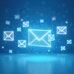Digital Communication and Email Messaging Service Online Network