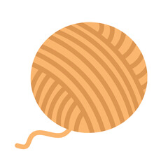 Yarn Ball in Cottagecore Style for Cozy Craft Illustration