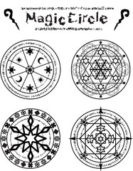 魔法　魔術　魔法陣　セット