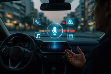 Voice-Activated Car Technology Interface: Futuristic Connectivity for Modern Transportation