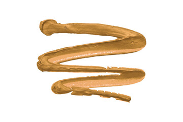 Isolated abstract paint brush strokes on transparent background. Colorful artistic texture for creative design, decoration and digital art.