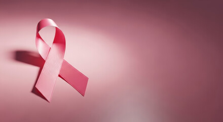 Pink Ribbon Awareness for Breast Cancer Support and Hope