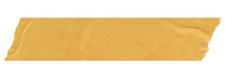 Grunge style masking tape ribbon with torn edge for transparent design
