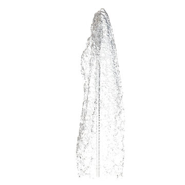 Fountain isolated transparent background 3d rendering
