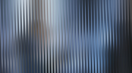 Obraz premium Illustration of abstract textured background with vertical ribbed pattern and subtle blue and gray tones