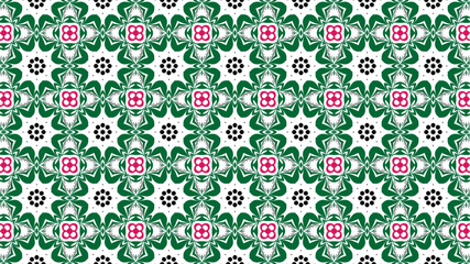 Colourful flowers, seamless patterns with floral for fabric