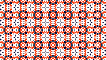 Colourful flowers, seamless patterns with floral for fabric