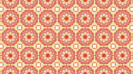 Colourful flowers, seamless patterns with floral for fabric