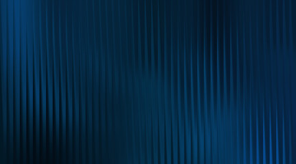Obraz premium Illustration of deep blue abstract background with vertical lines and subtle light reflections