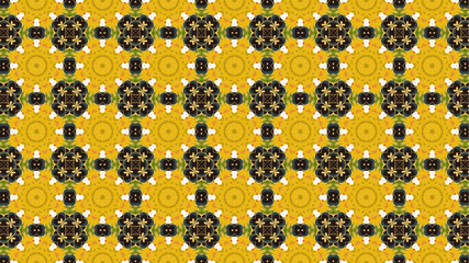 Colourful flowers, seamless patterns with floral for fabric