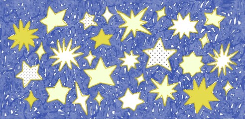 밤 과 별 텍스쳐