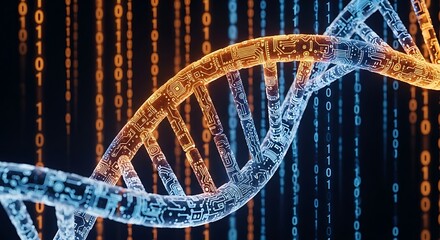 DNA and Binary Code.