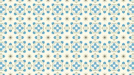 Colourful flowers, seamless patterns with floral for fabric