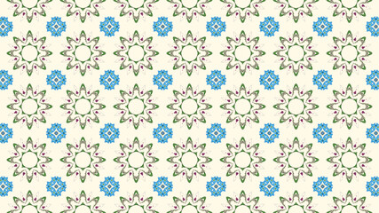 Colourful flowers, seamless patterns with floral for fabric