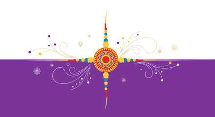 Celebrate Raksha Bandhan with vibrant floral designs and eye-catching colors perfect for festive greeting cards and social media posts