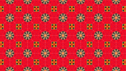 Colourful flowers, seamless patterns with floral for fabric