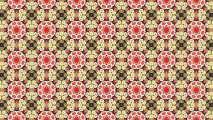 Colourful flowers, seamless patterns with floral for fabric