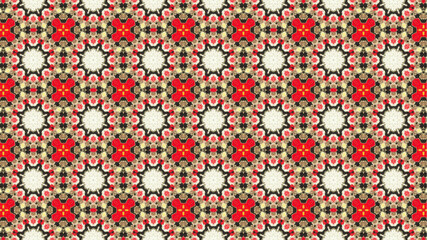 Colourful flowers, seamless patterns with floral for fabric