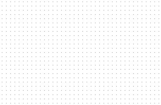 Simple dotted background. Pattern texture of bullet journal. Dotted squared grid graph paper template for notebook. Design printable graphic sheet. 