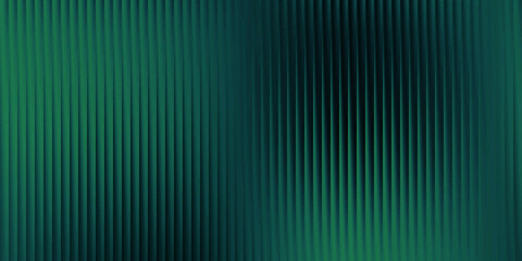 Green Vertical Ribbed Frosted Glass Texture Background