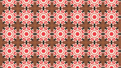 Colourful flowers, seamless patterns with floral for fabric