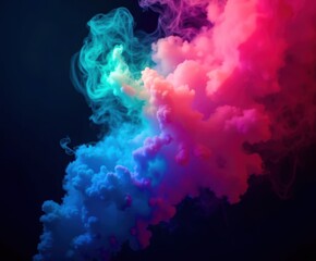 colorful smoke background