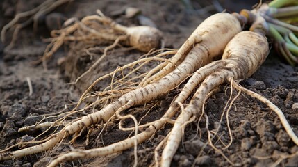 Ginseng: Traditional Herbal Supplement for Energy & Immunity – Korean, American Varieties. Used in Teas, Extracts, Capsules. Natural, Premium Options for Daily Wellness.