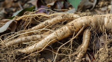 Ginseng: Traditional Herbal Supplement for Energy & Immunity – Korean, American Varieties. Used in Teas, Extracts, Capsules. Natural, Premium Options for Daily Wellness.