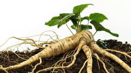 Ginseng: Traditional Herbal Supplement for Energy & Immunity – Korean, American Varieties. Used in Teas, Extracts, Capsules. Natural, Premium Options for Daily Wellness.