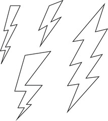 Vector isolated dynamic sports logo set