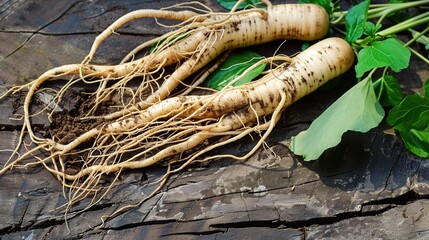 Ginseng: Traditional Herbal Supplement for Energy & Immunity – Korean, American Varieties. Used in Teas, Extracts, Capsules. Natural, Premium Options for Daily Wellness.
