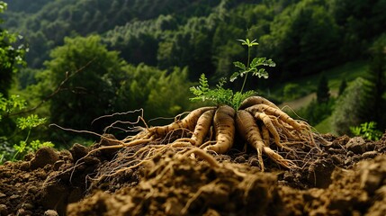 Ginseng: Traditional Herbal Supplement for Energy & Immunity – Korean, American Varieties. Used in Teas, Extracts, Capsules. Natural, Premium Options for Daily Wellness.