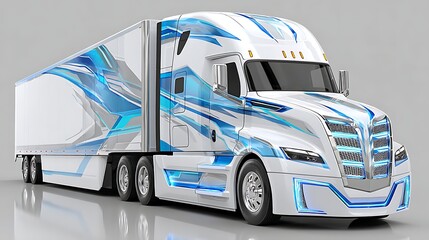 Illuminate Your Journey with a Futuristic Truck Design for Modern Travel