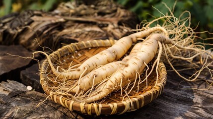 Ginseng: Traditional Herbal Supplement for Energy & Immunity – Korean, American Varieties. Used in Teas, Extracts, Capsules. Natural, Premium Options for Daily Wellness.