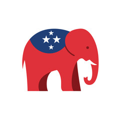 Obraz premium vector illustration of a elephant