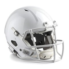 Fototapeta premium White football helmet, studio shot