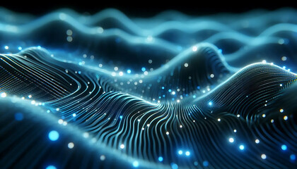 wave design light blue wallpaper