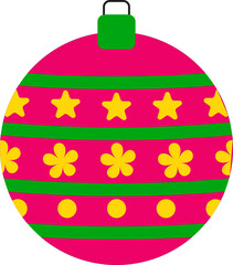 Colorful Decorative Christmas Ornament