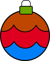 Colorful Decorative Christmas Ornament